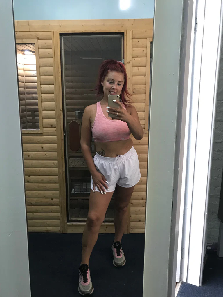 Curvy redhead