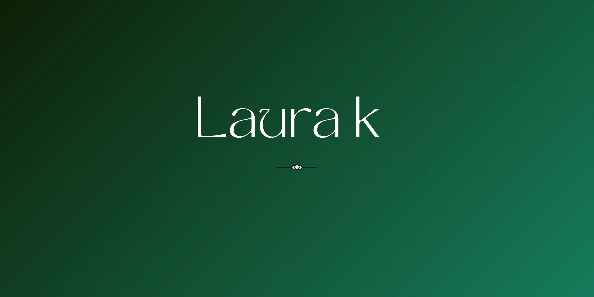 Laura K profile banner