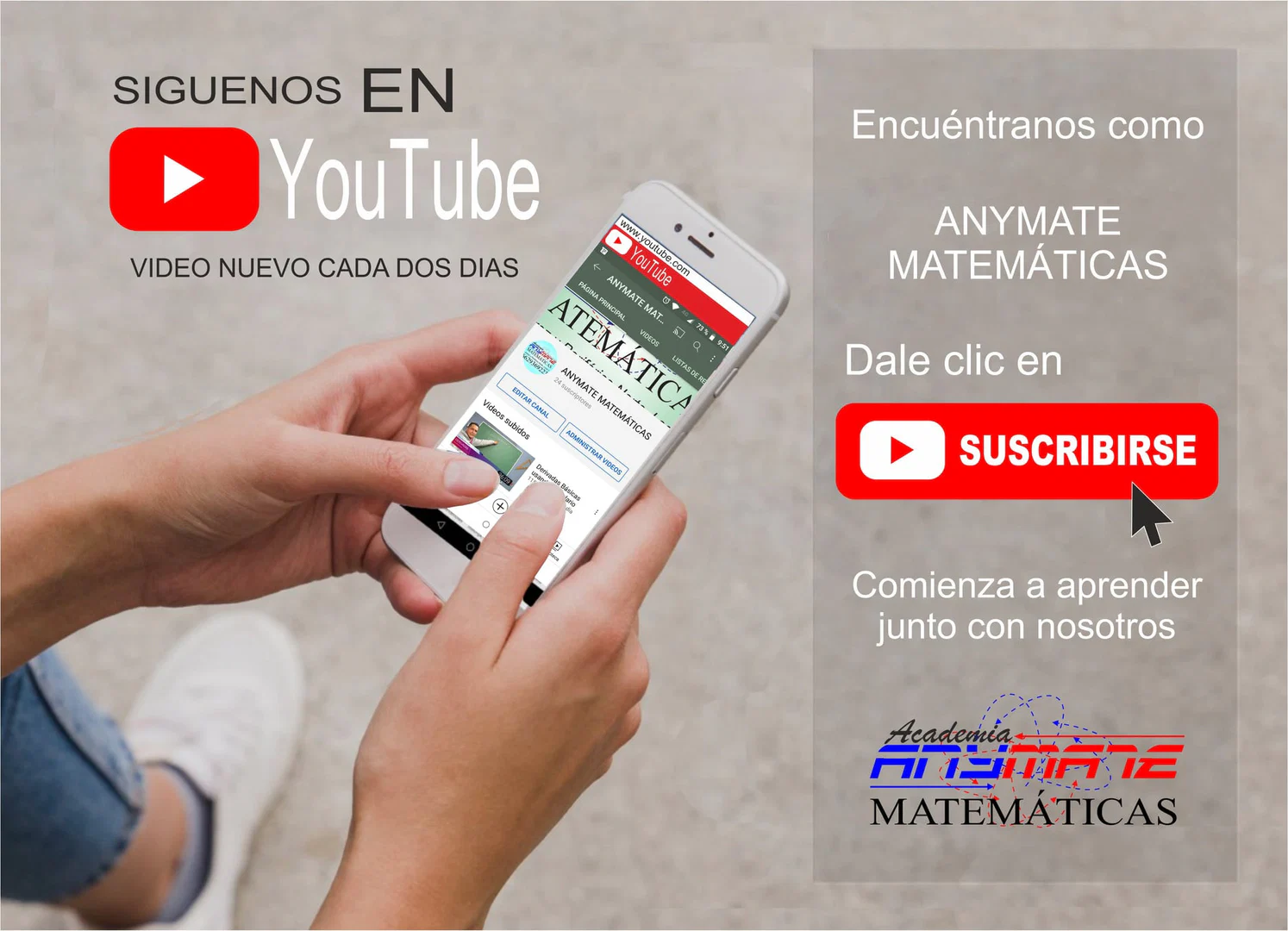 Anymate Matemáticas profile banner