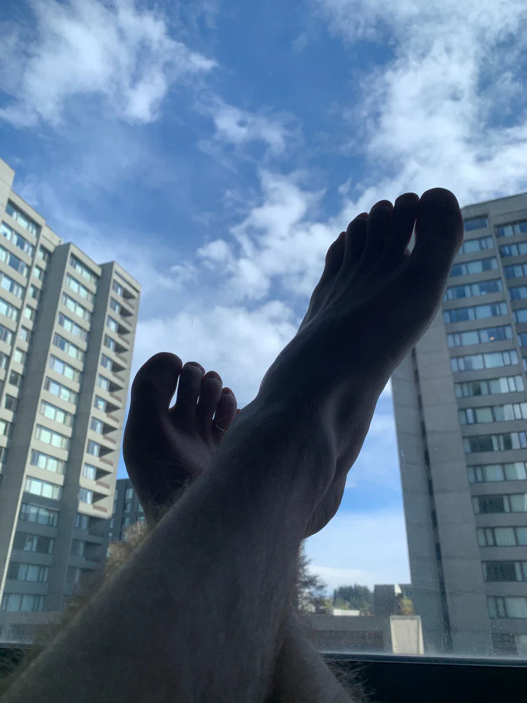 Feet of an Athlete's avatar