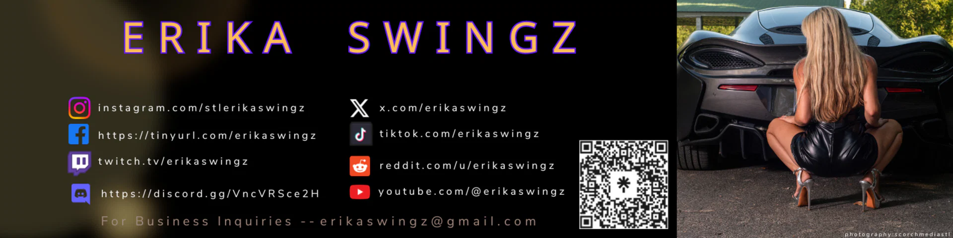 Erika Swingz profile banner