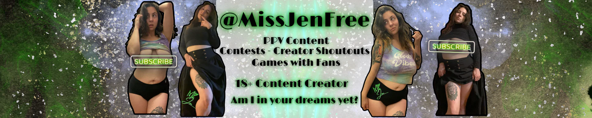 Miss Jen💚Promos - Contests - Creator 🇨🇦 profile banner
