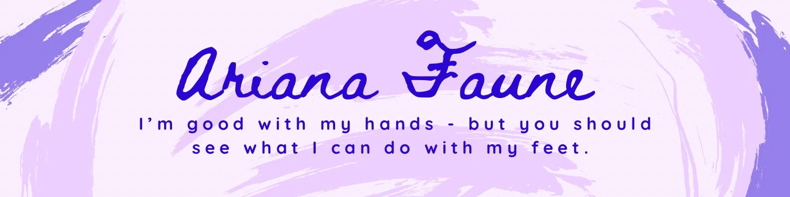 Ariana Faune profile banner