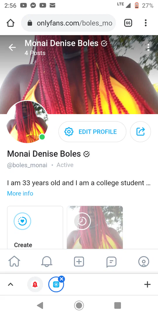 Monai Boles profile banner
