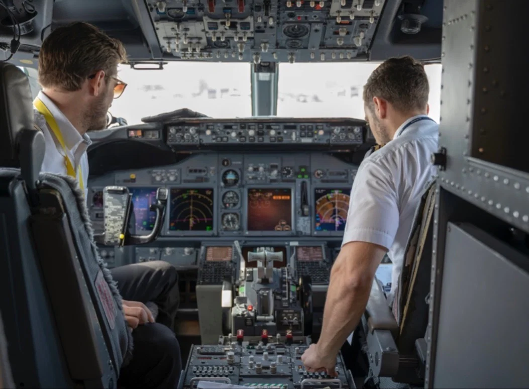 the flight attendant profile banner