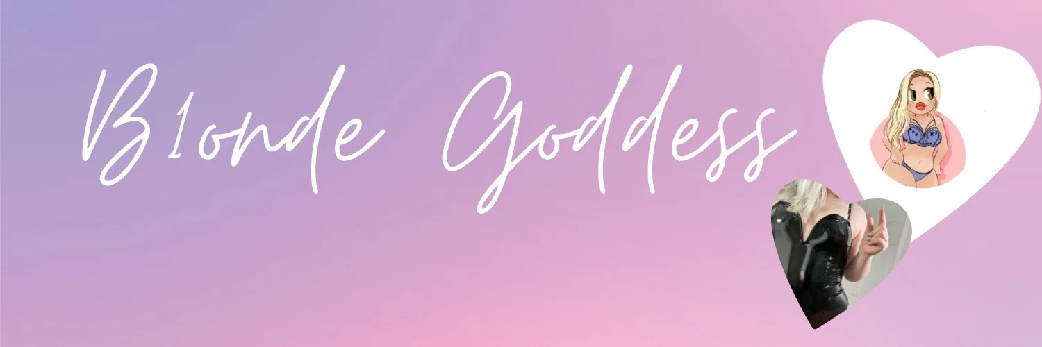 Blonde Goddess profile banner