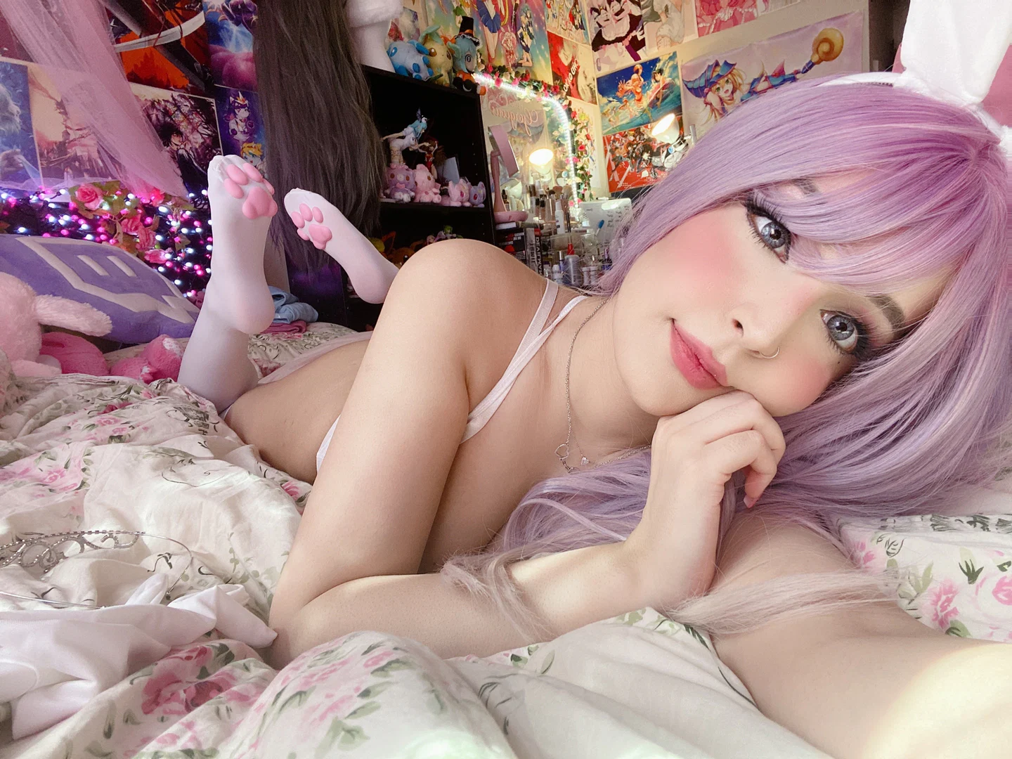 🌸 kitten 🌸 pink princess profile banner