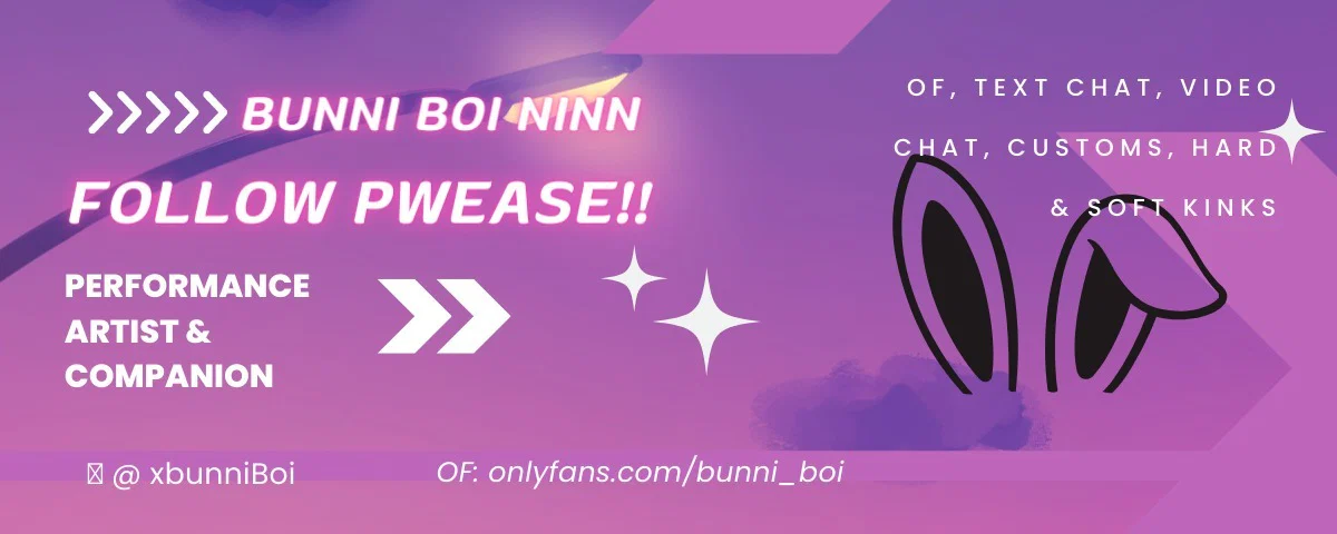 DADDY DOM Bunni Boi Ninn profile banner