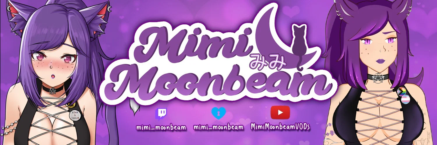 Mimi Moonbeam | LewdTuber | Queer & Kink profile banner