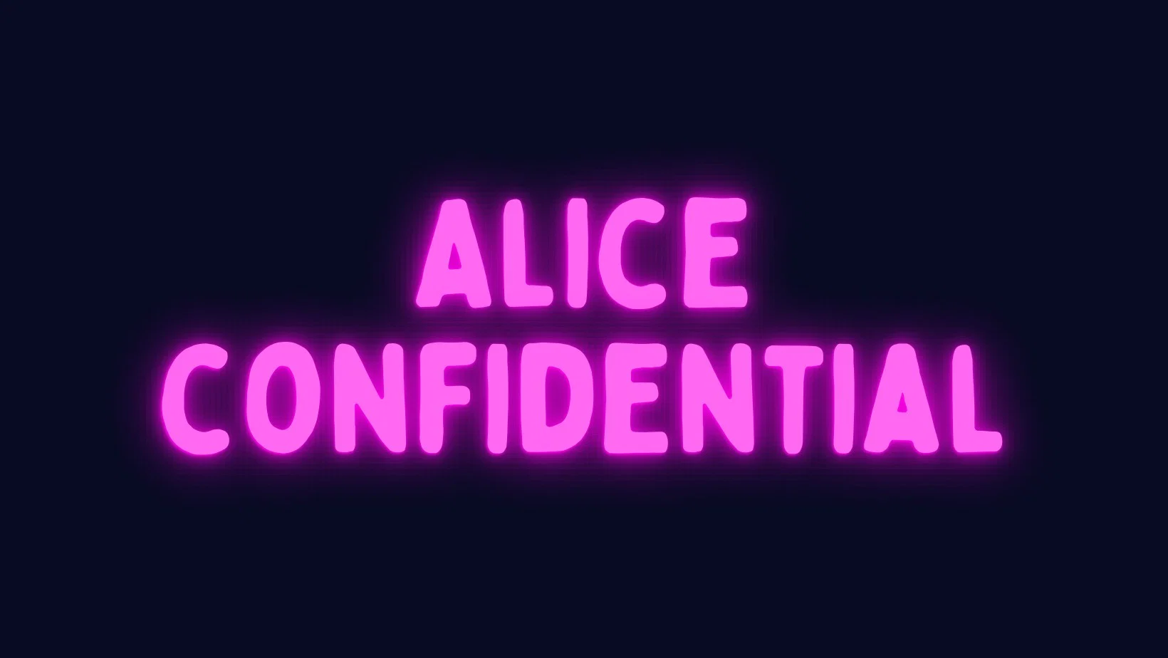 Alice Confidential profile banner
