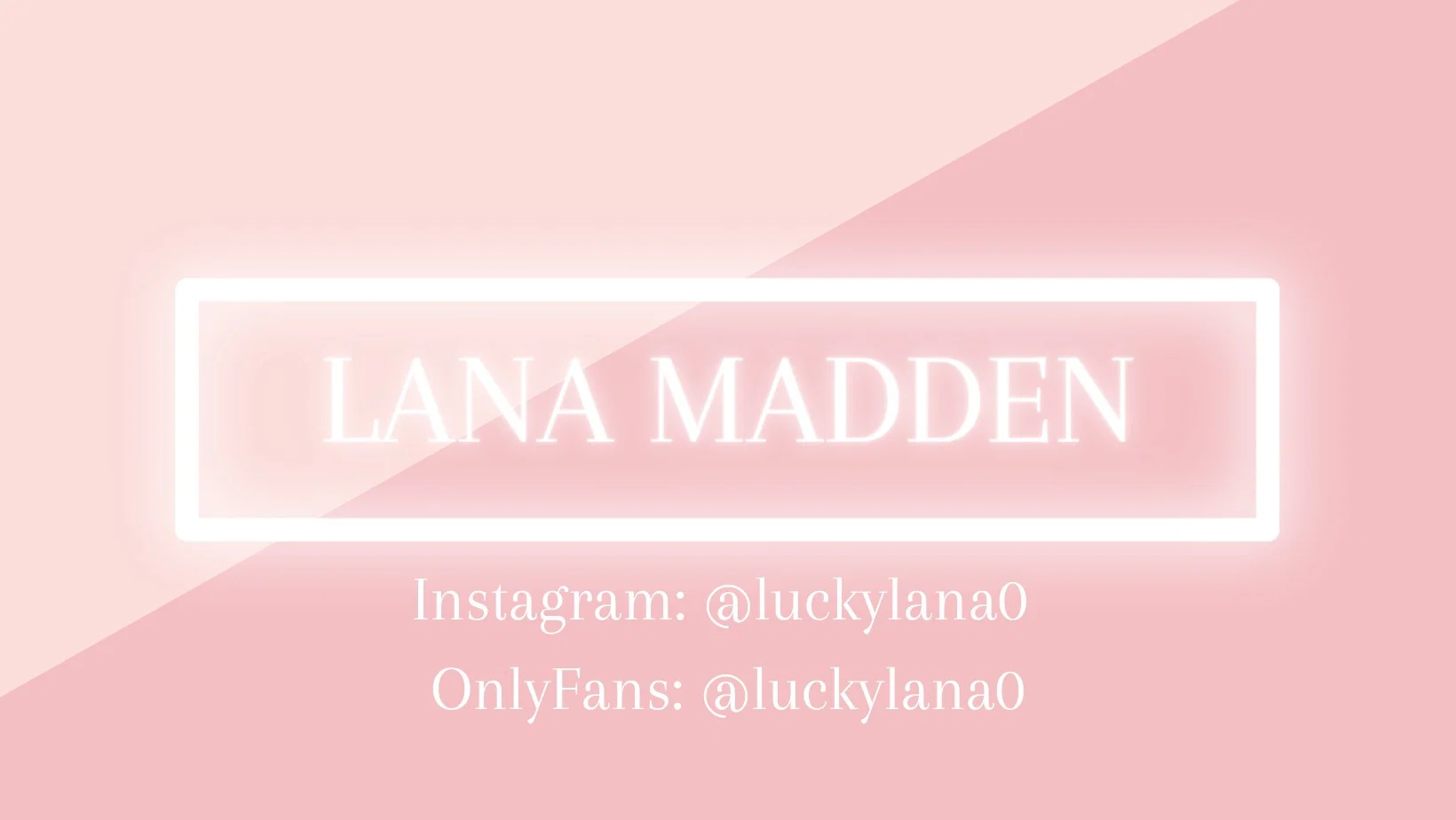 Lana Madden ✨ profile banner