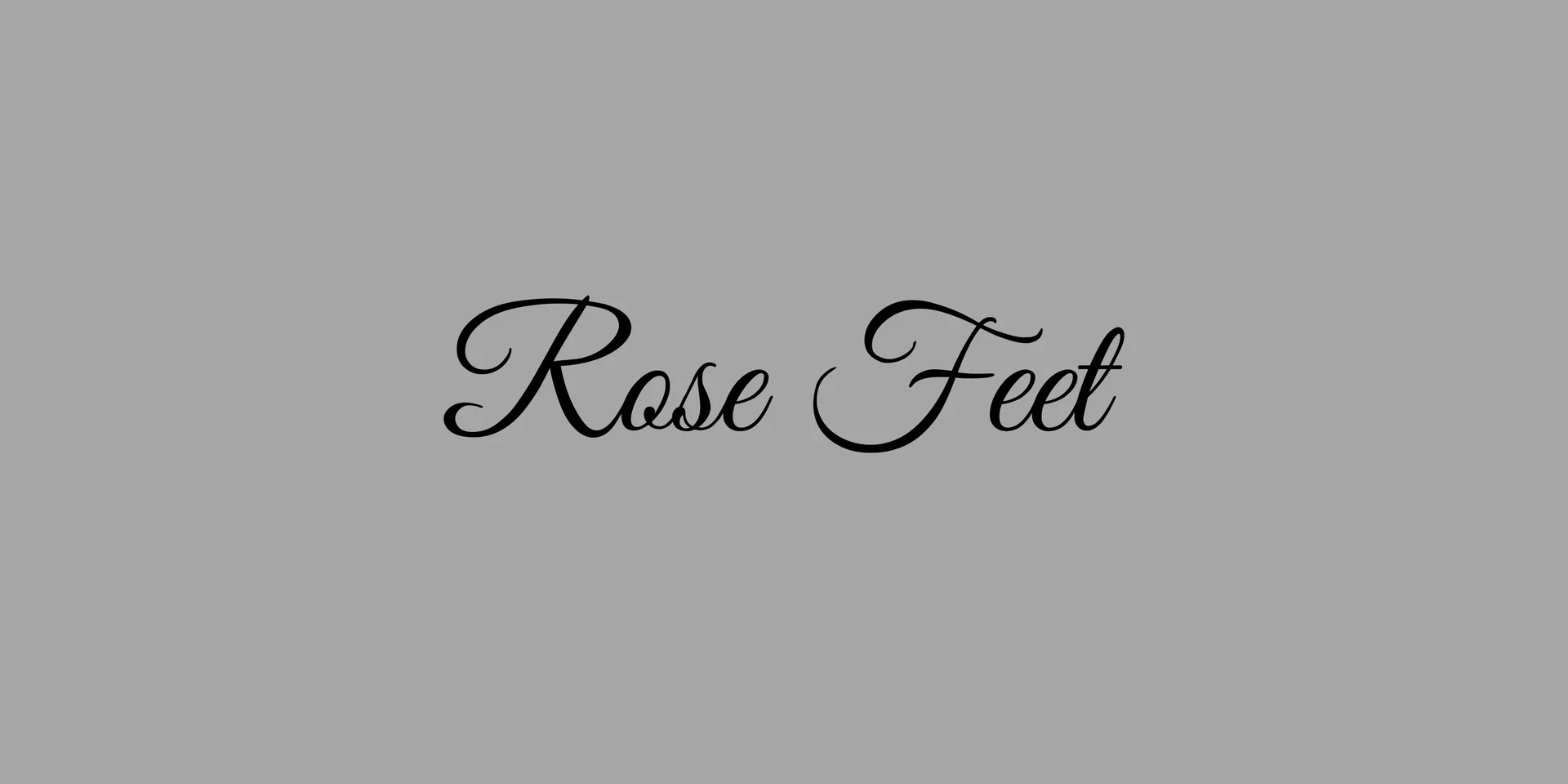 Rose Feet profile banner