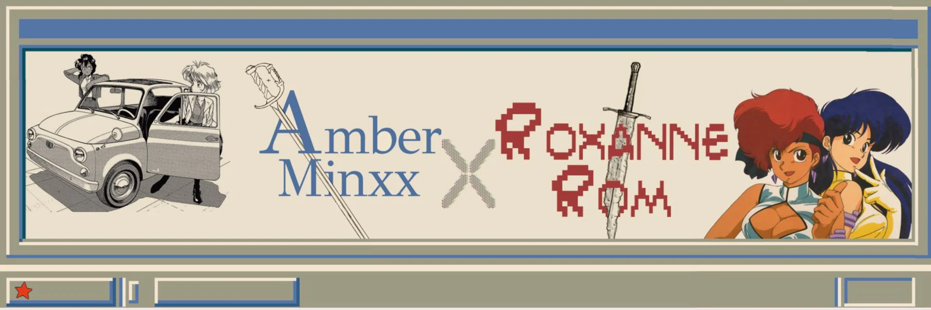 Roxanne Rom & Amber Minx profile banner