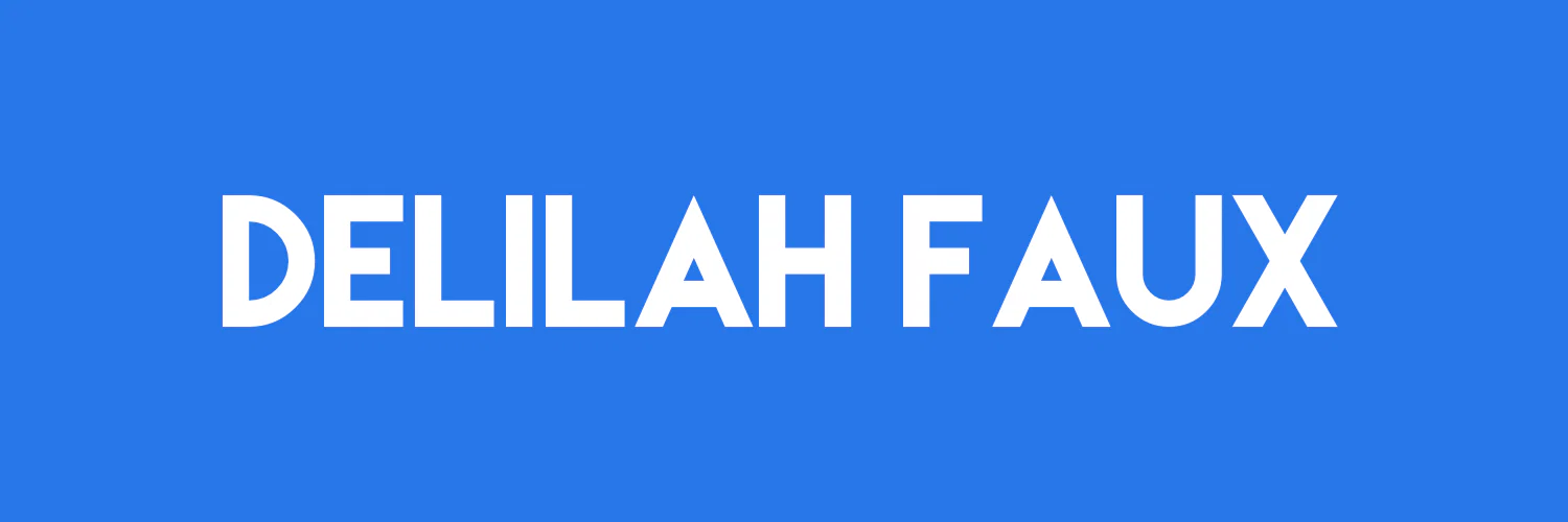 DELILAH FAUX profile banner