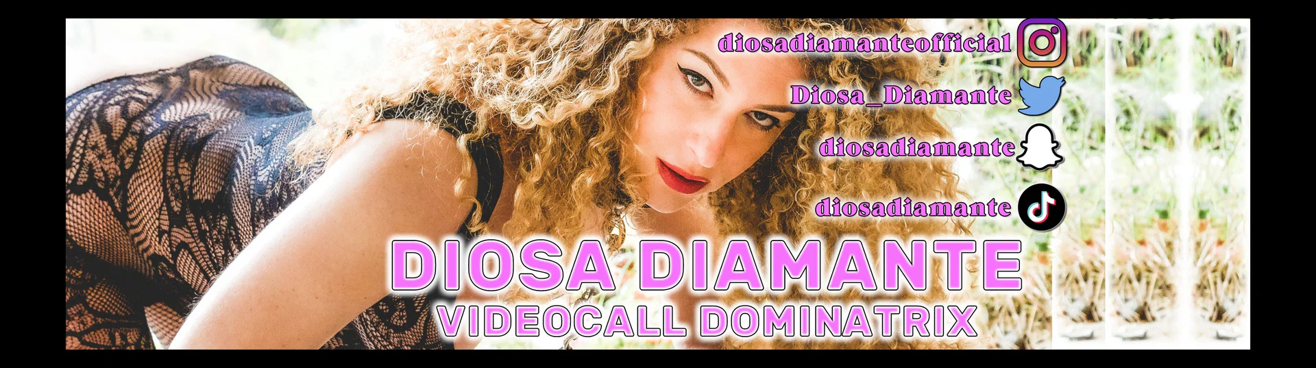 Diosa Diamante VIDEOCALL DOMINATRIX profile banner