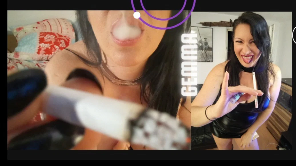 Smoking M1LF Gemma profile banner
