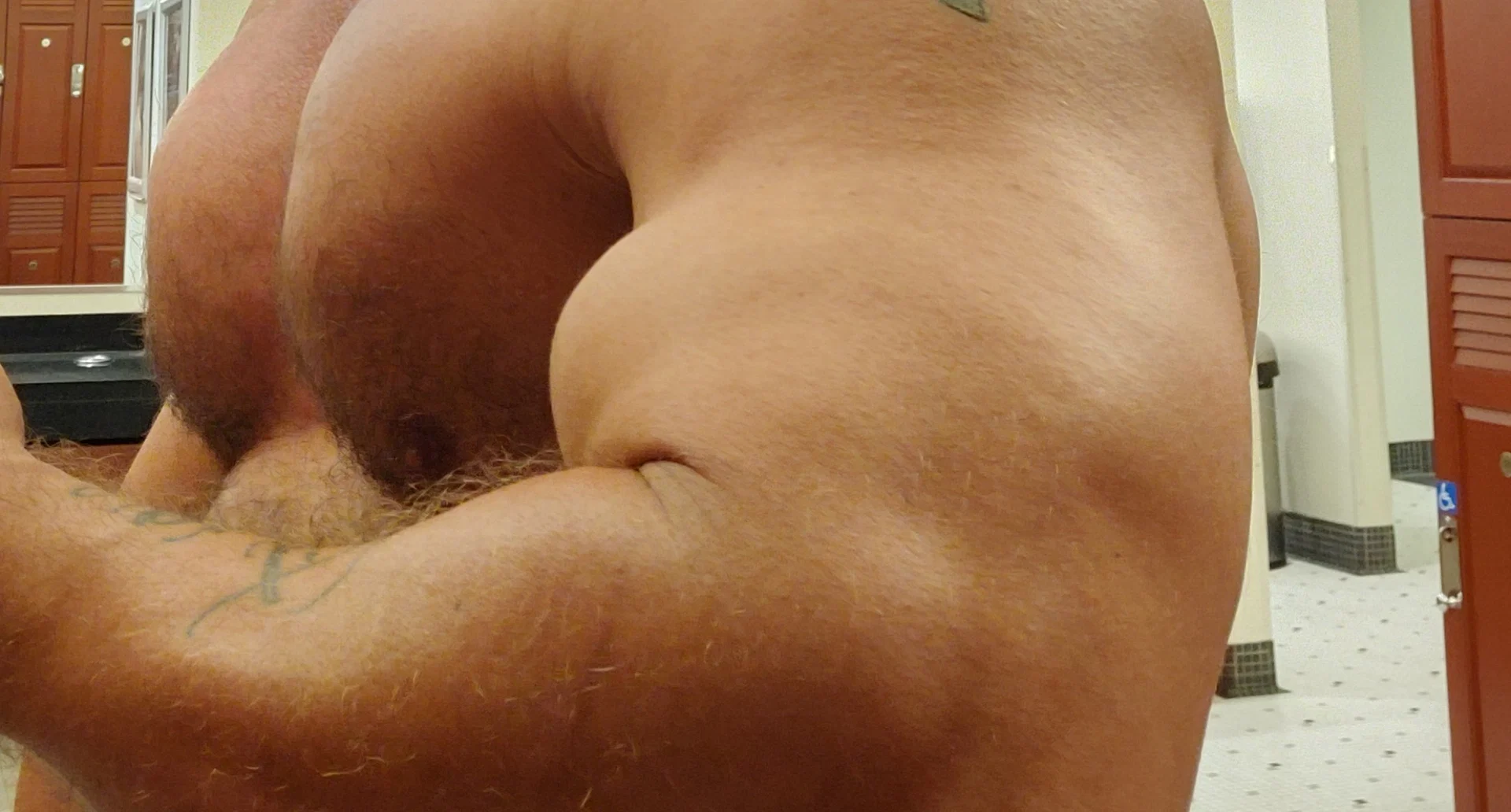 Nude guitar player profile banner