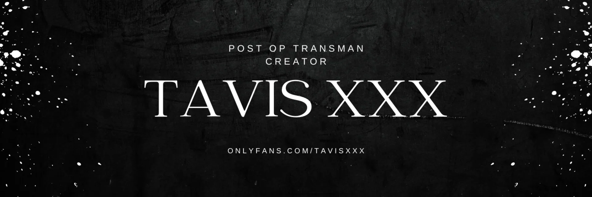 Tavis XXX profile banner