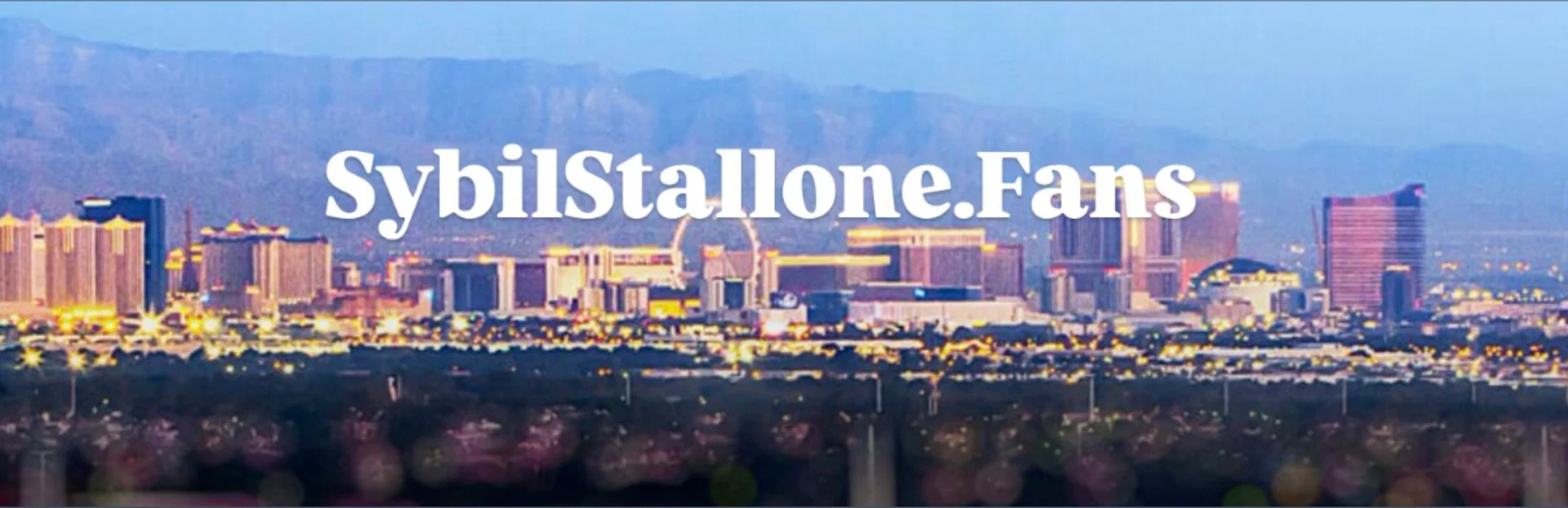 Sybil Stallone™ profile banner