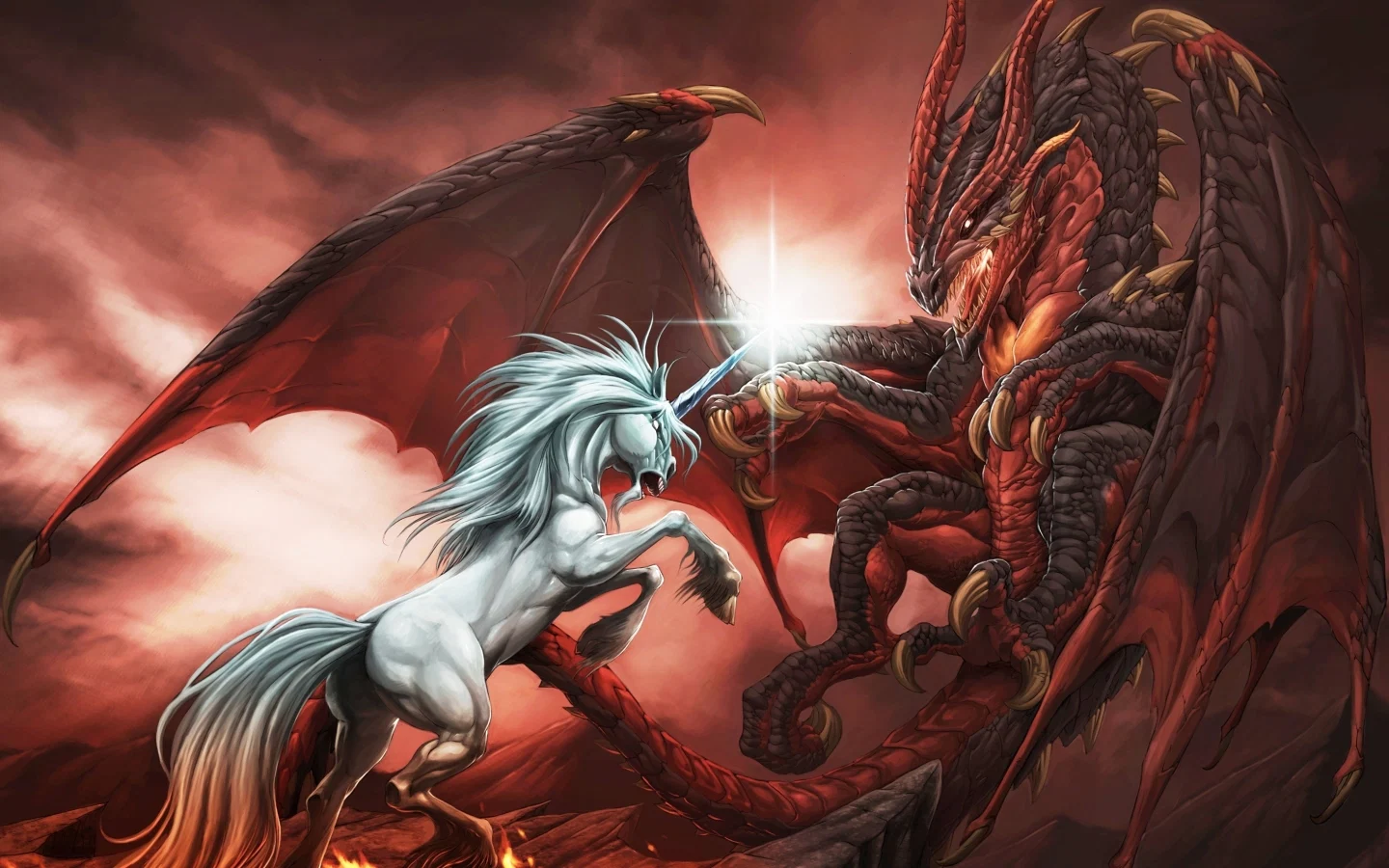 Unicorn profile banner