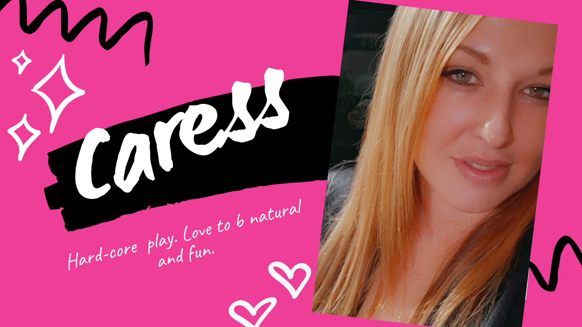 Caress profile banner