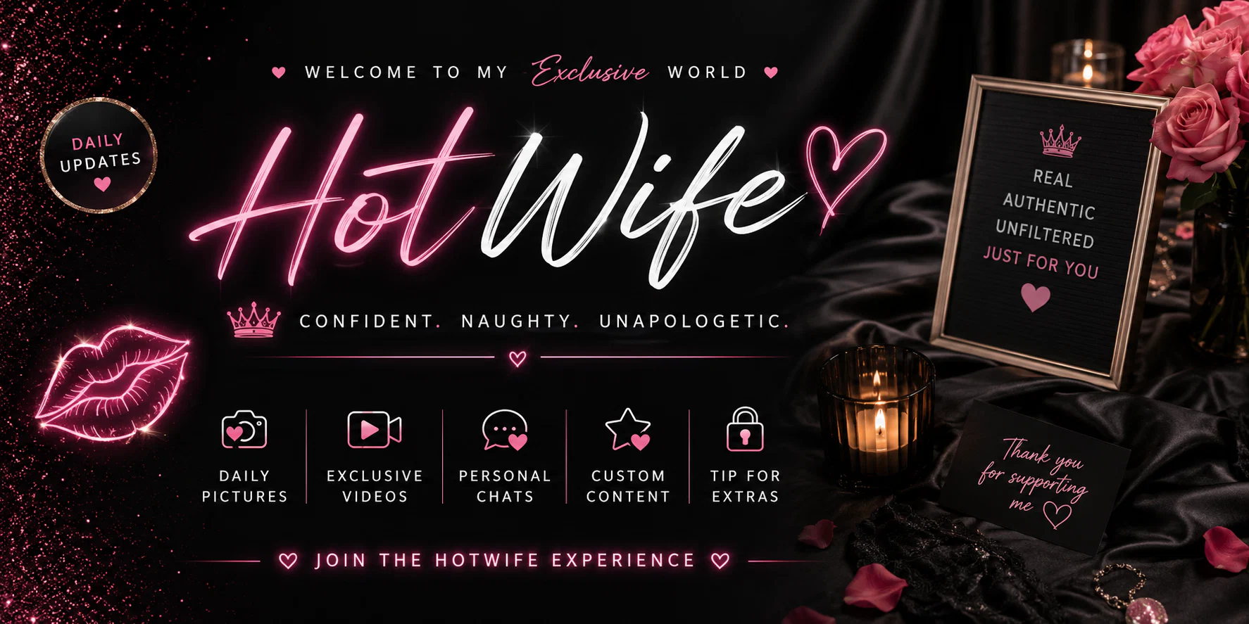 HotWife profile banner