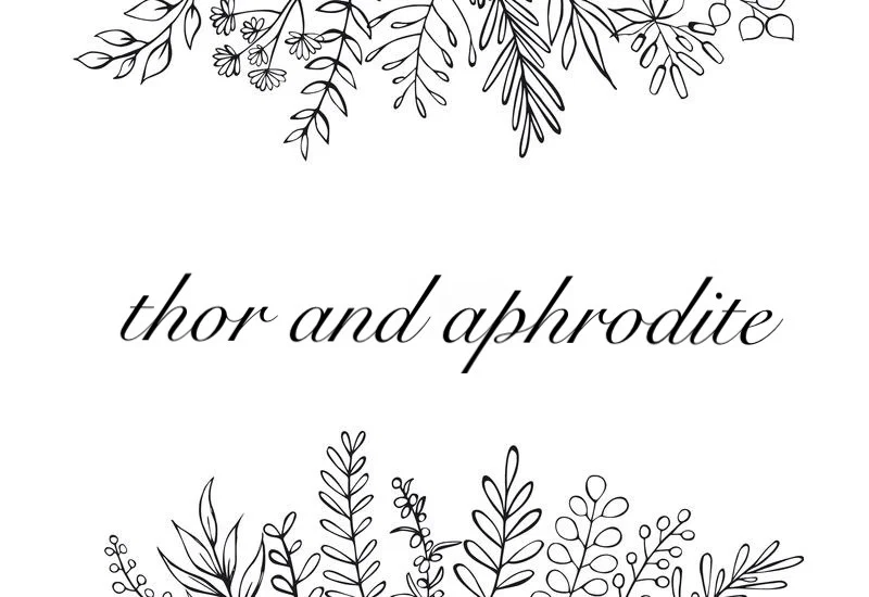 Thor and Aphrodite profile banner