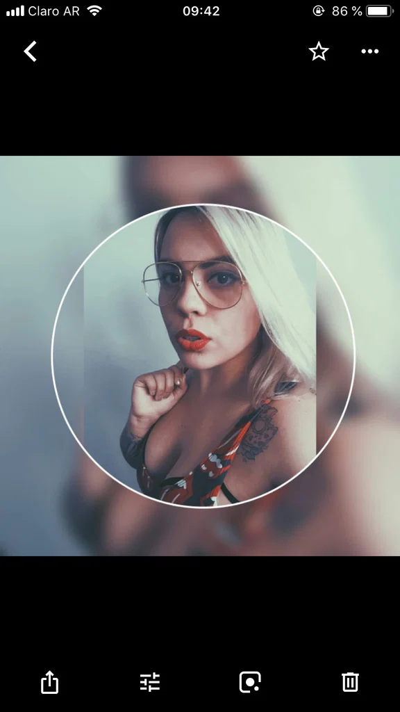 The blonde's avatar