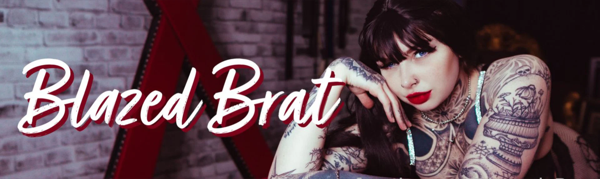 Mercy 🖤 Inked Bratty Goth GFE Vampiress😈 profile banner