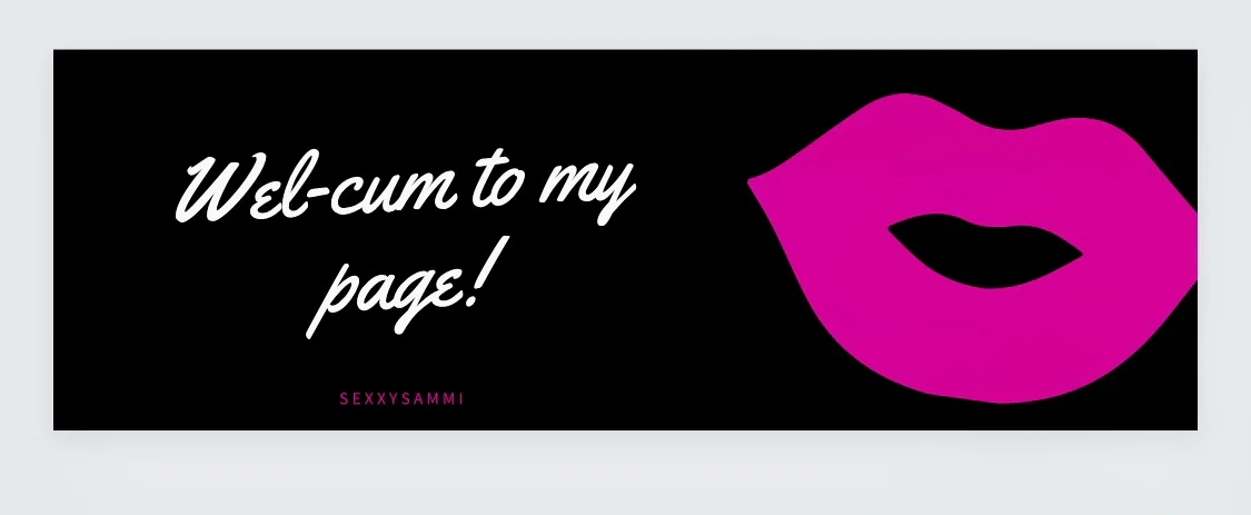 SexxxySammi profile banner