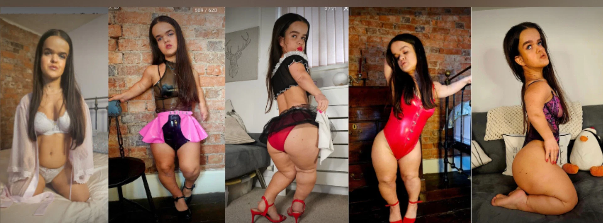 Cait, Britain's smallest glamour model profile banner