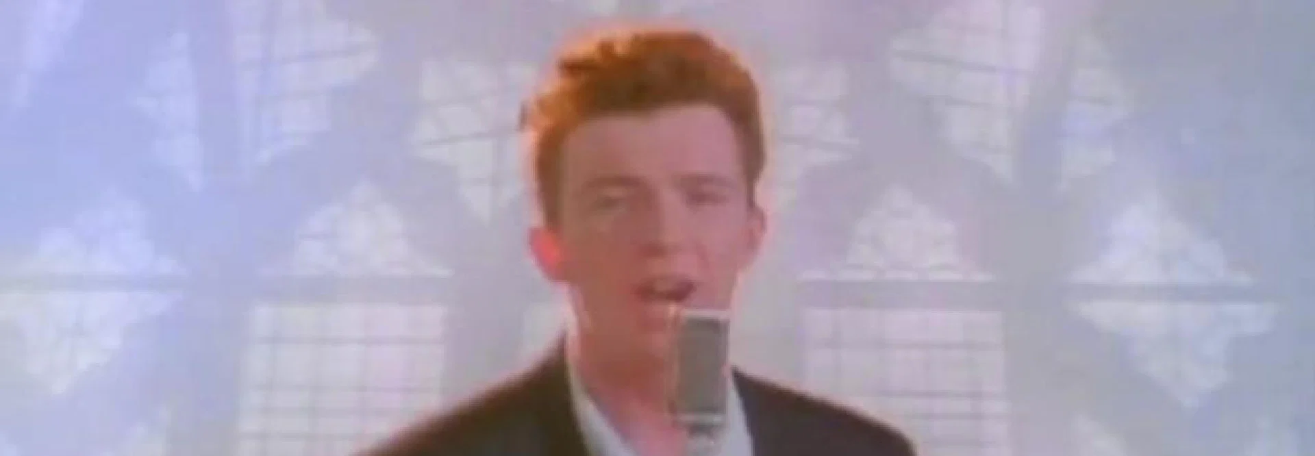 Rick Astley profile banner