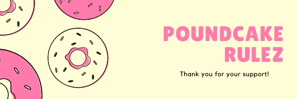 Poundcake profile banner