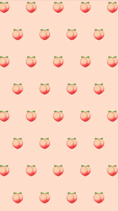 Peach profile banner