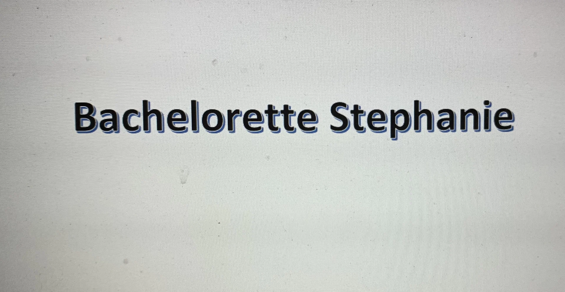 Bachelorette Stephanie profile banner