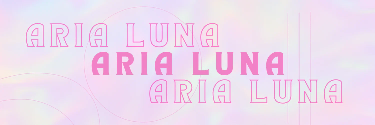 Aria Luna profile banner
