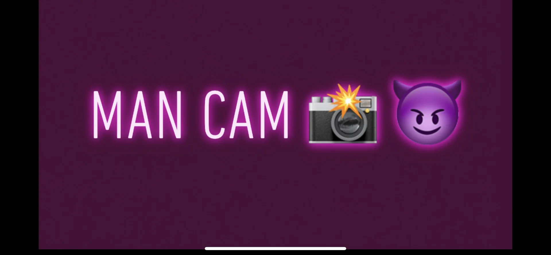 Man Cam πΈ profile banner