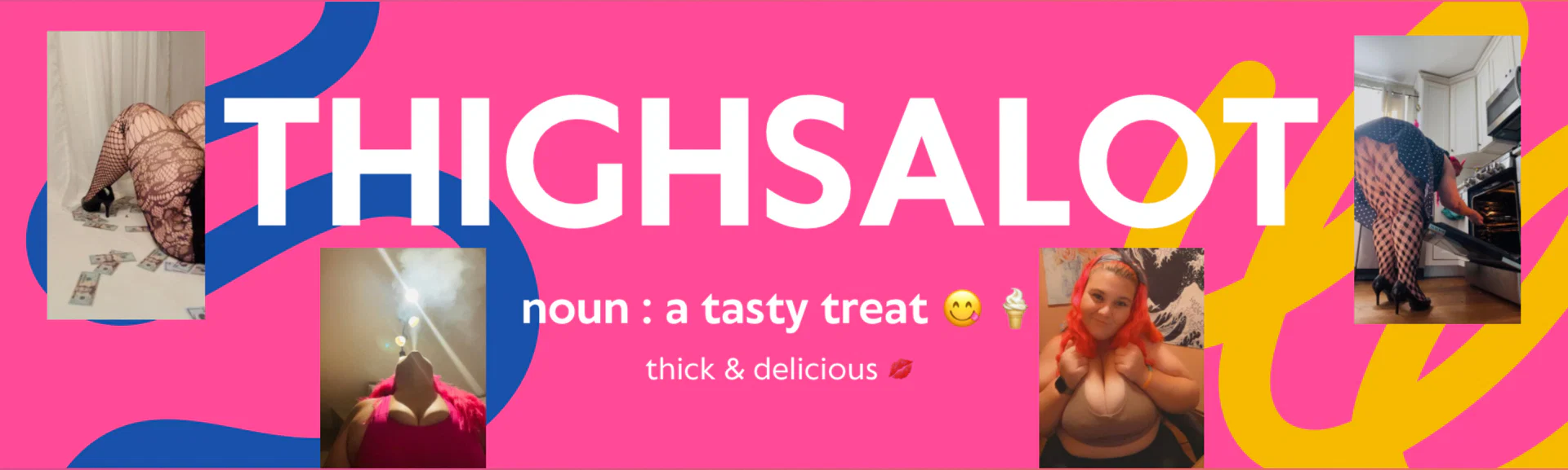 Thighsalot 🍑 profile banner