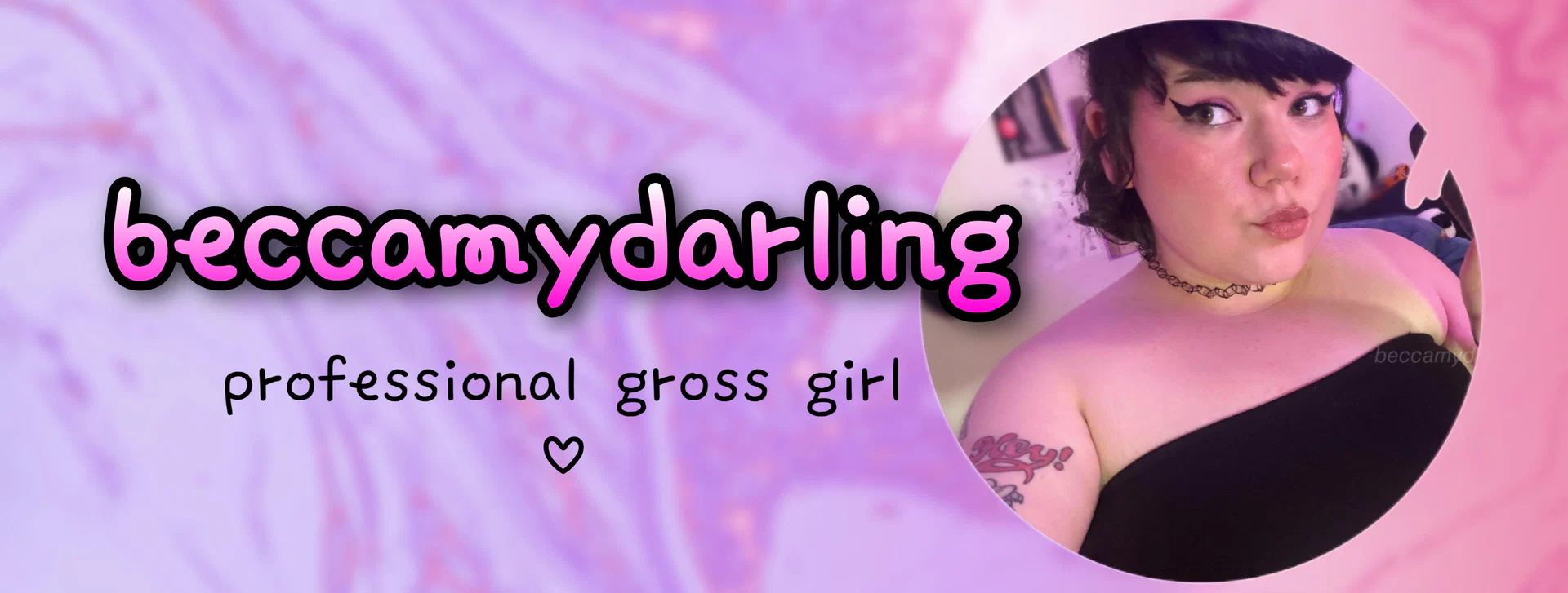 ‧₊˚ ⁺˖ ♡ silly becca ♡ ‧₊˚ ⁺˖ profile banner